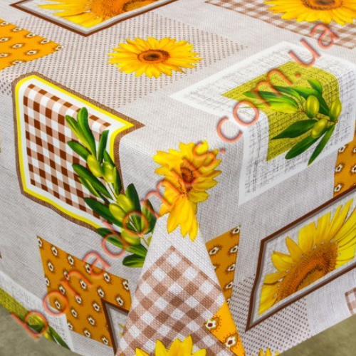 Клейонка кухонна 1,40*20м ПВХ 3-шарова на нетканій основі 81890 E Bona Domus Житомир