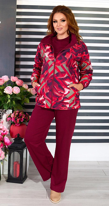 Прогулянковий костюм-трійка (48) Київ - фото 1