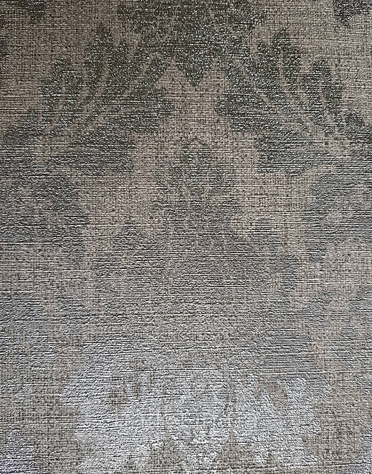 Шовільні на фрізеліні AS creation Perfect 1.06Х10 класика вензель дамаск сріблясті на сіром Київ - фото 1