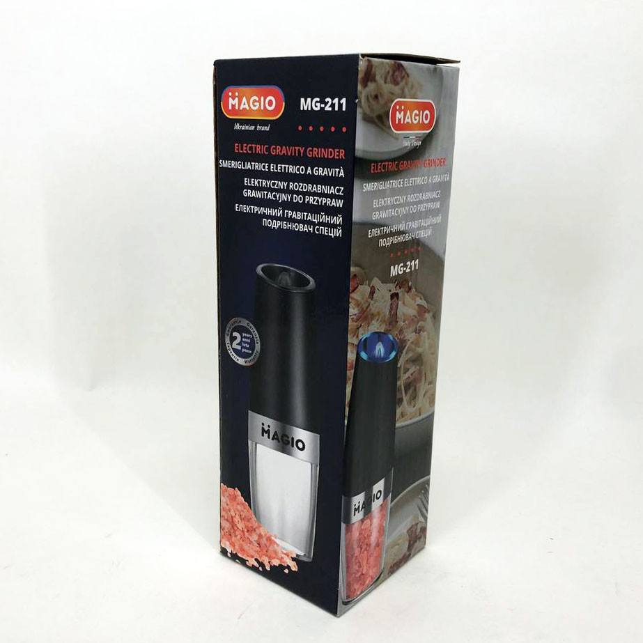 Млин для перцю для кухні MAGIO, Млини електричні, Автоматичний млин спецій Подрібнювач перцю XU-54 Львів - фото 5