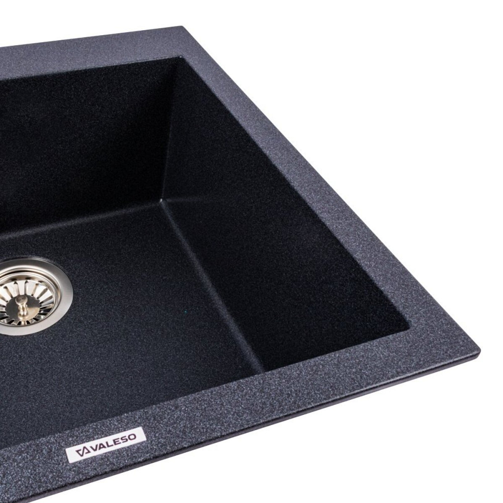 VALESO Гранітна мийка VALESO GALAX 5050 матова Карбон Коломыя - изображение 9