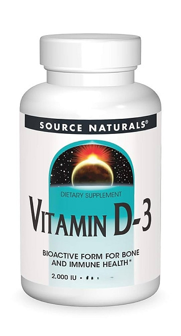 Вітамін D3 Source Naturals Vitamin D-3 2000 IU 100 капсул Луцьк - фото 1