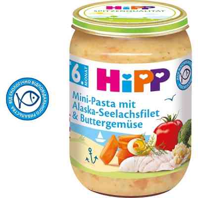 Детское пюре HiPP Овочі з морською рибою, 190 г (4062300261563) Винница