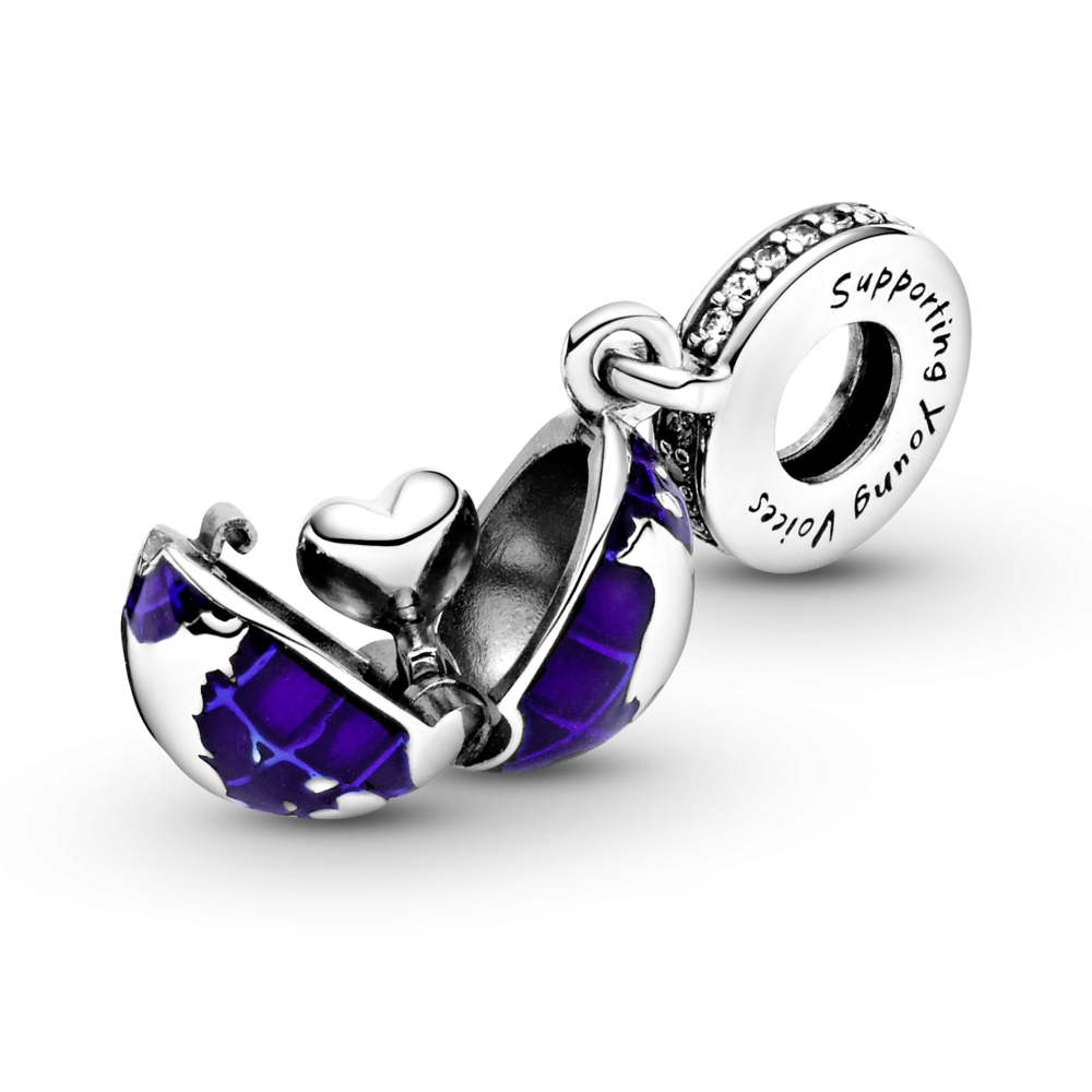 Серебряный шарм Пандора  