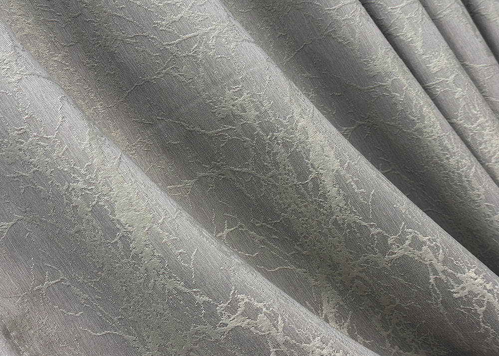 Комплект штор VR-Textil Жакард Viva Marmo № 1781ш Світло-сірий 150х290 см 2 шт (33-0732) Київ - фото 6