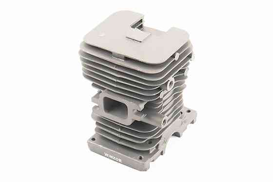 Циліндр к-кт (цпг) MS-180 38mm (палець 10mm) "чорний"+піддон+герметик Киев