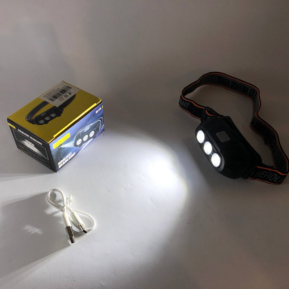 Фонарик светодиодный на голову, Тактический фонарь с красным светом на каску Налобный фонарь голову MQ-31 Львов - изображение 7