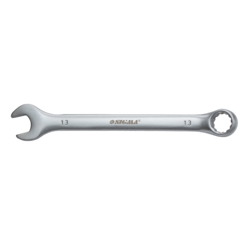 Ключ ріжково-накидний з підвісом 13мм CrV satine SIGMA Житомир