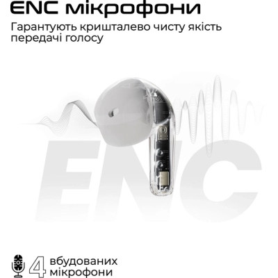 Навушники HIFuture FlyBuds3 White (flybuds3.white) Вінниця - фото 4