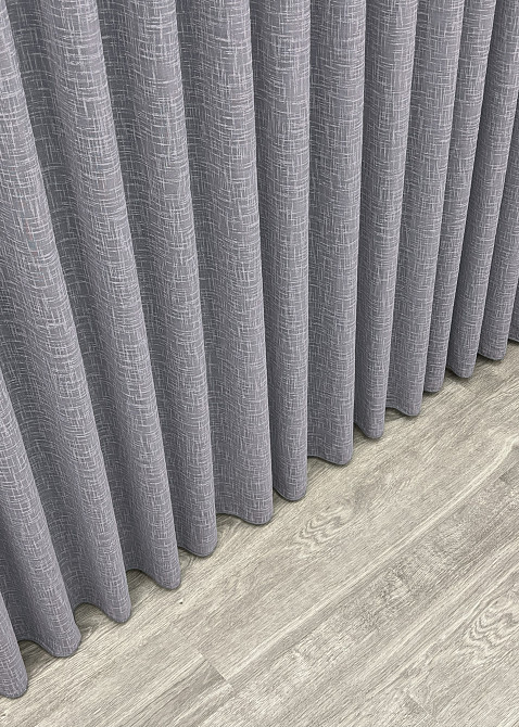 Тюль льон однотонний, колекція "Aura" колір сірий 1979т Київ - фото 7