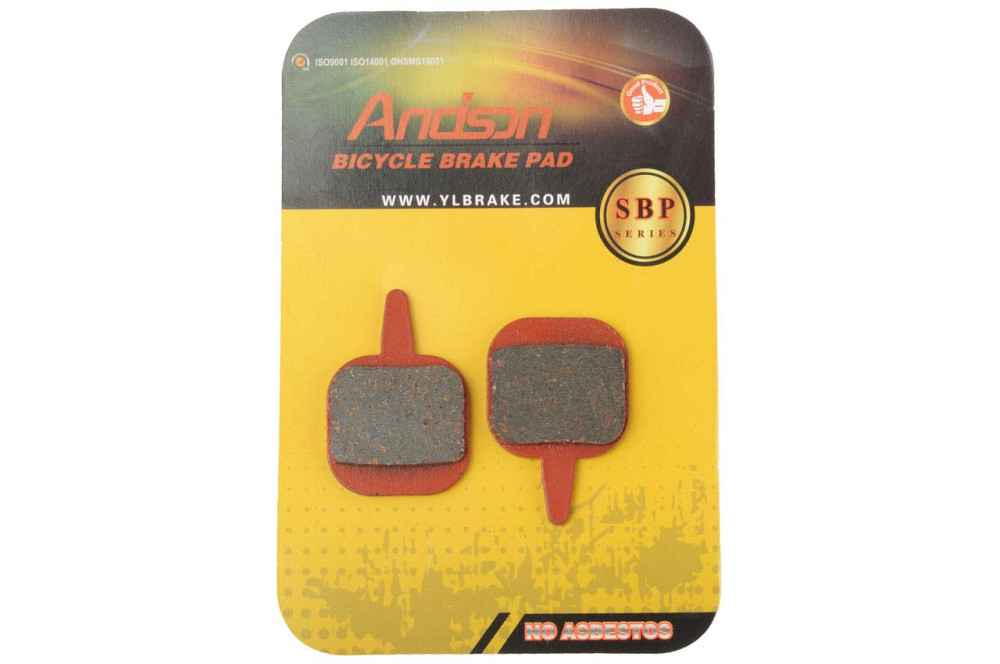 Колодки велосипедні гальмівні (дискові) 37.3х4х25.5 Teko Aquila, Noa 2003, IO, Gemini 2003 (mod:SBP-1023) Мукачево - фото 1