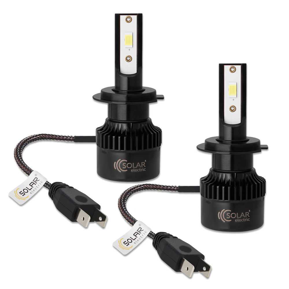 Автолампа Solar LED H7 12/24V 50W 5000Lm 6500K CSP3570 2шт Львів - фото 4