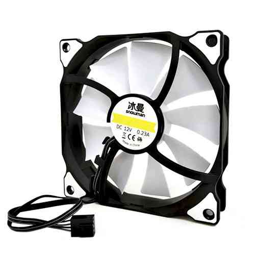Вентилятор Snowman F120 120мм 4-pin, 45CFM, корпусный кулер для ПК без подсветки Киев