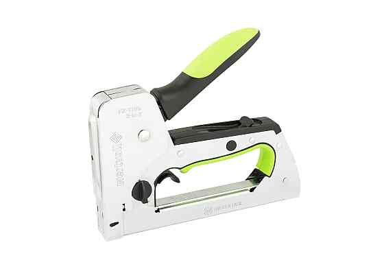 Степлер тригерний ресорний WERTVOLL 3-В-1 скоба R53 4-14мм/шпилька 14 мм/цвях 14 мм корпус метал/ергоном TPR FX-1105 Коломия