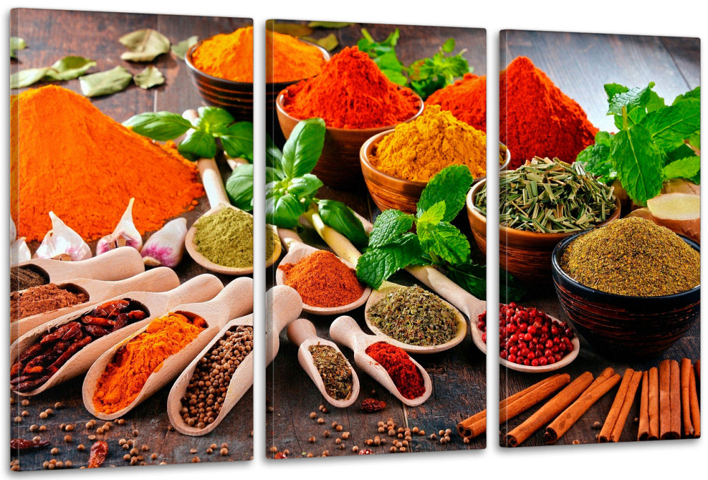 Модульна картина у вітальню/ спальню Духм`яні спеції  ART-075_3A Київ - фото 1