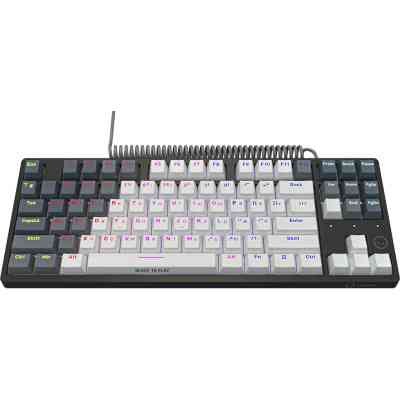 Клавіатура Lorgar Azar 514TKL RGB Mechanical USB UA White/Grey (LRG-GK514TKL-WH-UA) Вінниця
