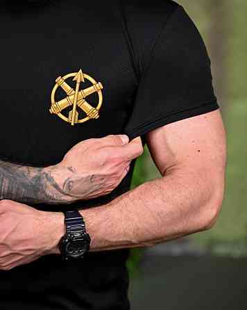 Тактична потовідвідна футболка зППОкією black ПП7715 Одеса