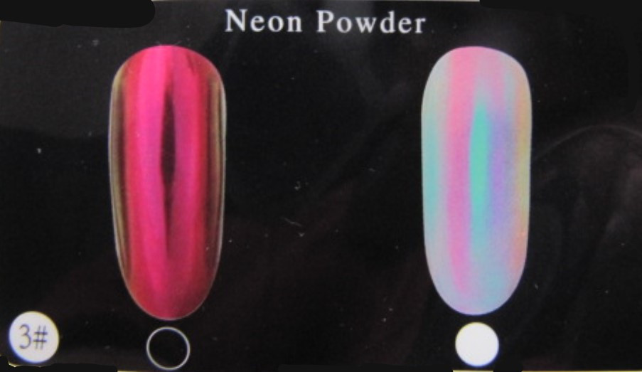 Втирка , пудра зеркальная неоновая (хвост русалки) красный с переходом в бордо. Киев - изображение 1