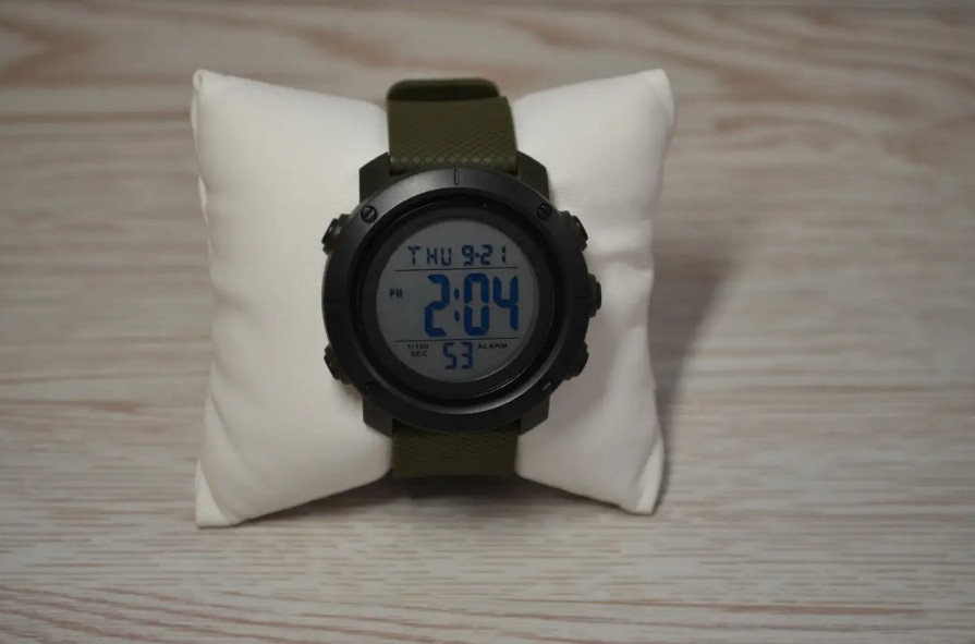 Чоловічий спортивний годинник Skmei 1426 Зелені з білим циферблатом Вінниця - фото 4