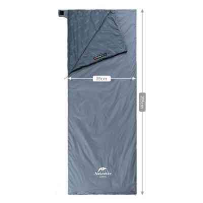 Спальний мішок Naturehike надлегкий Ultralight LW180 NH21MSD09 правий (15°C) p-p XL сіро-синій (6927595777978-R) Вінниця