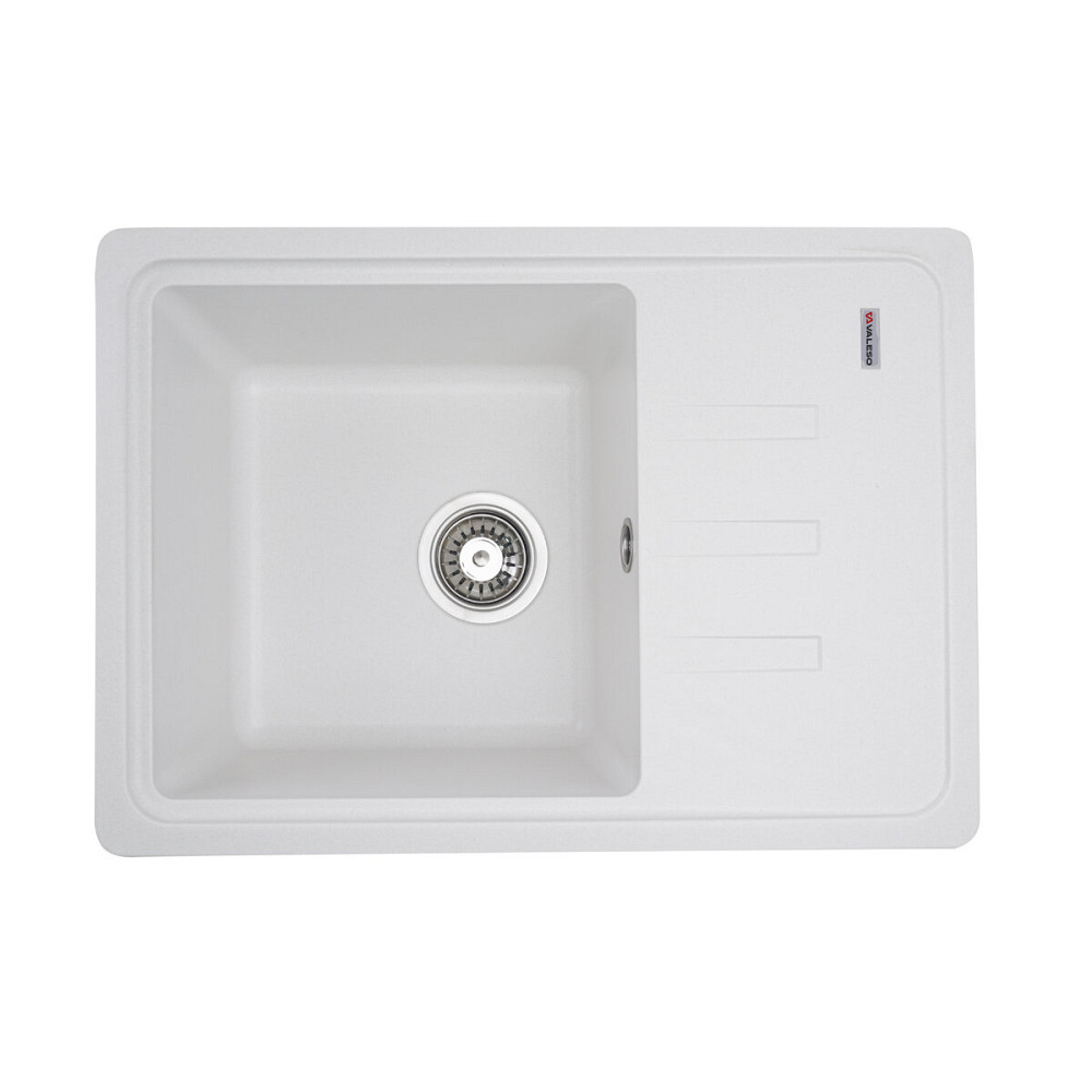 VALESO Гранітна мийка для кухні VALESO LIANA 6243 матова Білосніжна Киев - изображение 1