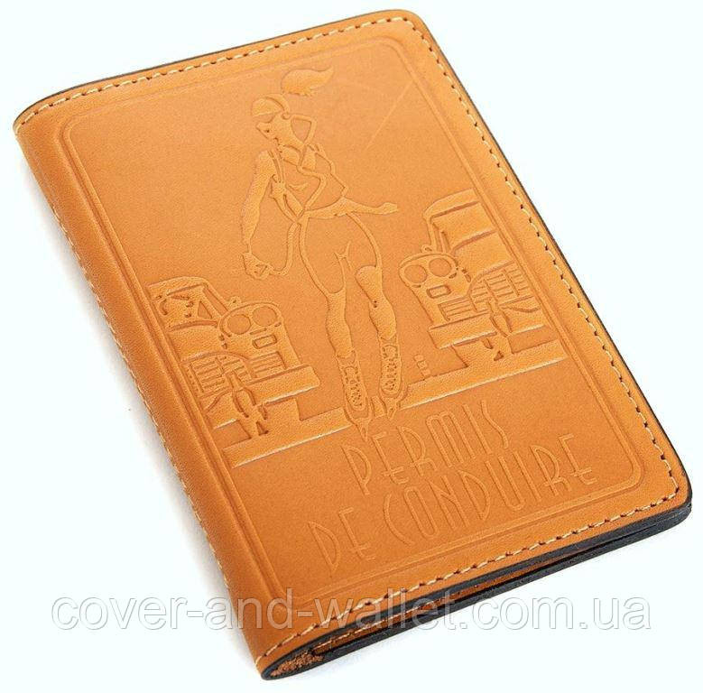 Жіноча шкіряна обкладинка для документів водія Київ - фото 7