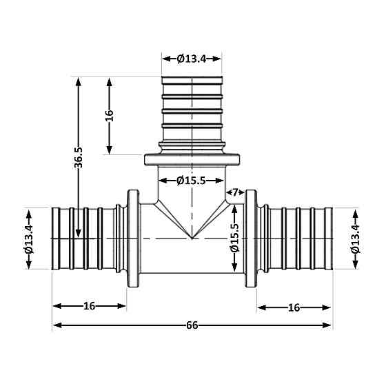 Трійник натяжний Icma No1038 Київ