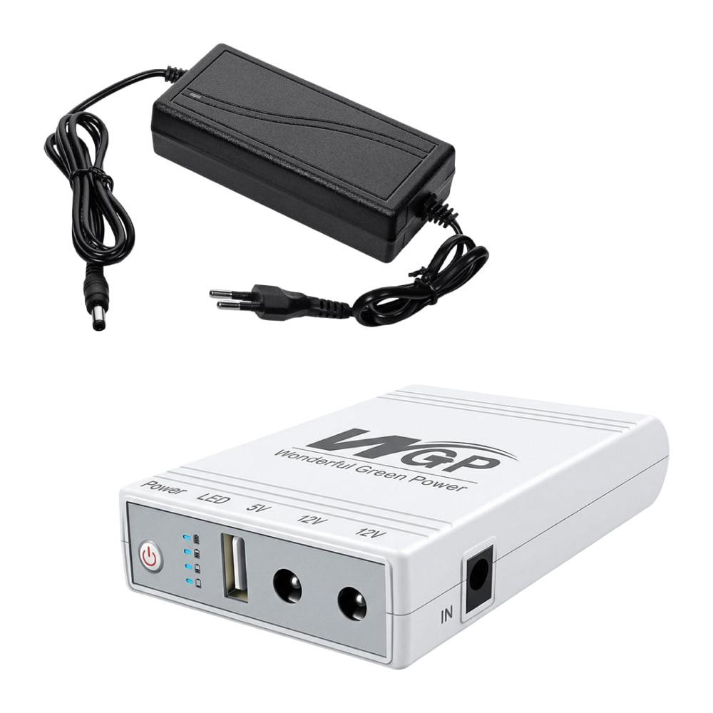 Комплект Mini UPS з блоком живлення: джерело безперебійного живлення Mini UPS WGP UPS103C 16000mAh 5V/12V/12V, Li-ion 4*4Ah, для Київ - фото 6