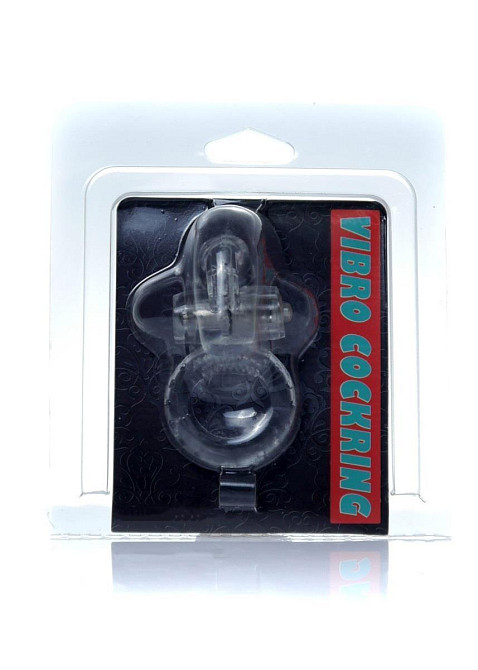 Ерекційне кільце - Rabbit Vibro CockRing Clear Sex Aura Київ - фото 7
