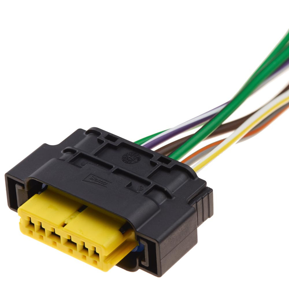 Разьем коннектор с проводом, 6-кон.,  902970-0 FCI (Delphi) Франция универс., Моторный Renault Киев - изображение 1