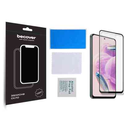 Стекло защитное BeCover Xiaomi Redmi Note 12S Black (709751) Винница