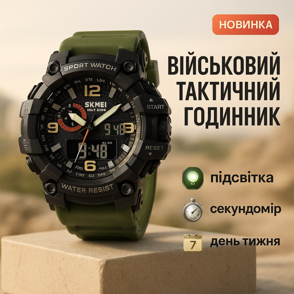 Противоударные часы, Повседневные спортивные часы Спортивные с секундомером ED-76 Львов - изображение 18