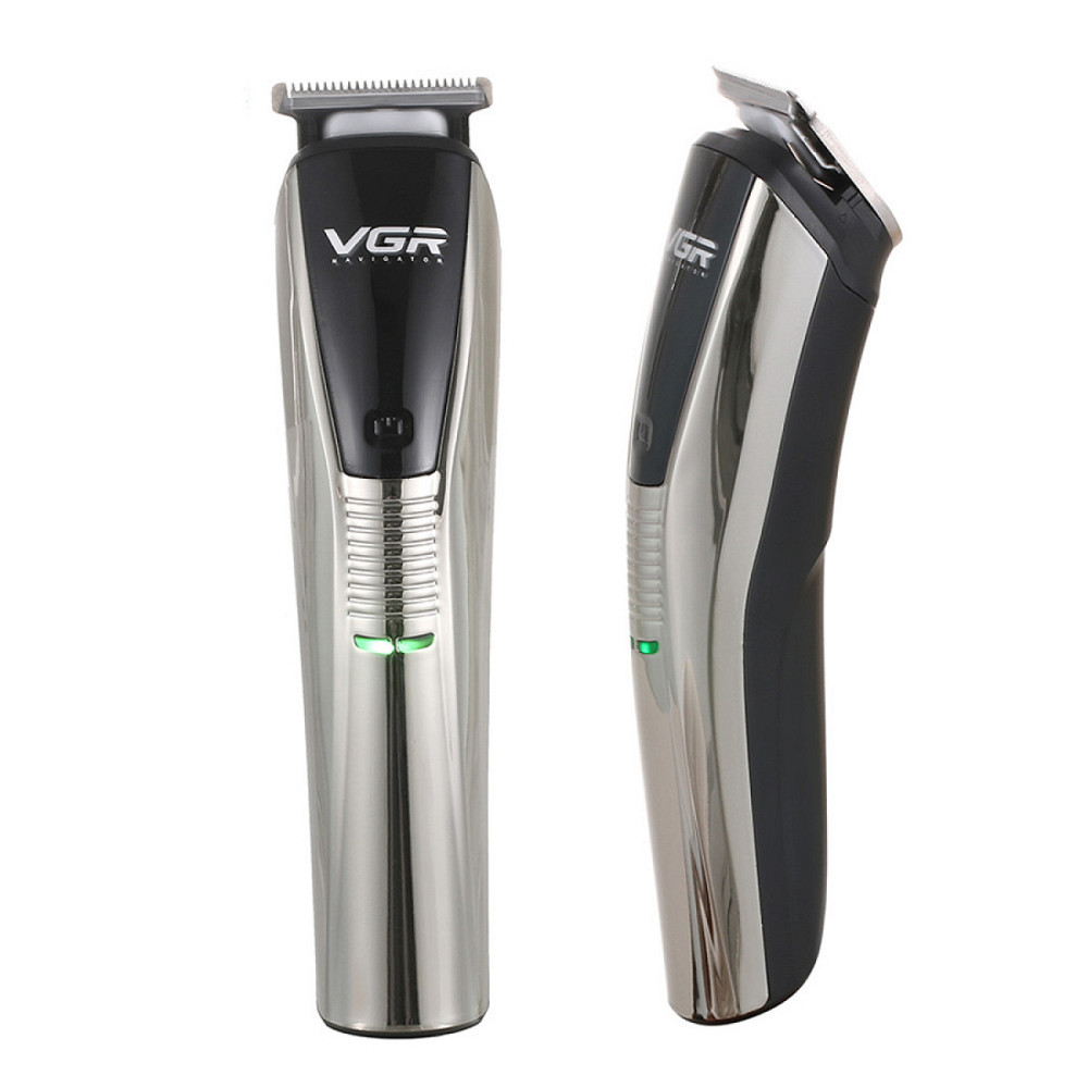 Акумуляторна машинка для стрижки VGR V-029 срібна Київ - фото 1