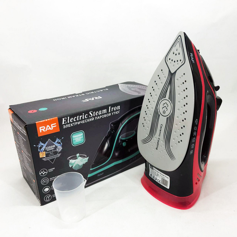 Хорошие бюджетные утюги RAF R.1250 2200 Вт, Утюг отпариватель для глажки вещей, Утюг для любой одежды ON-13 Ивано-Франковск - изображение 7