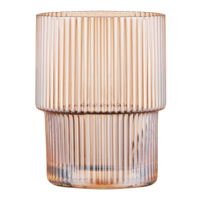 Набор стаканов Ardesto 200мл, 2шт, скло, золотистий (AR2620GG) Винница - изображение 2