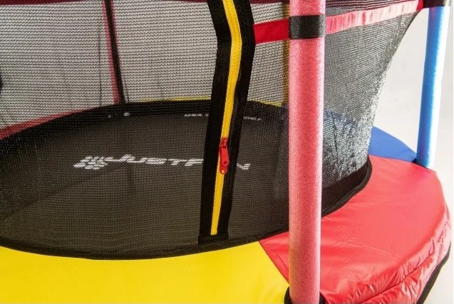 Дитячий батут 140 см Just Fun із захисною сіткою для дітей Різні кольори Київ - фото 6