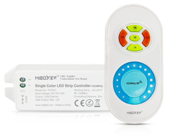 Miboxer Пульт керування + контролер RGB, 10A RF 433MHz Mi Light Київ