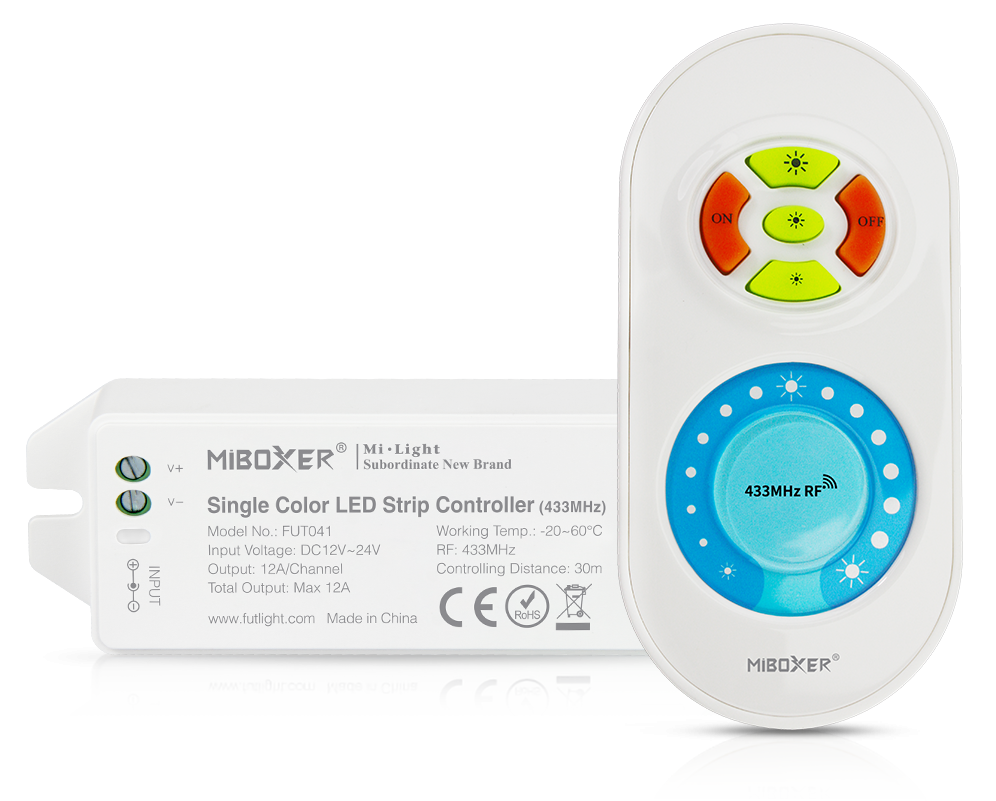 Miboxer Пульт керування + контролер RGB, 10A RF 433MHz Mi Light Київ - фото 3
