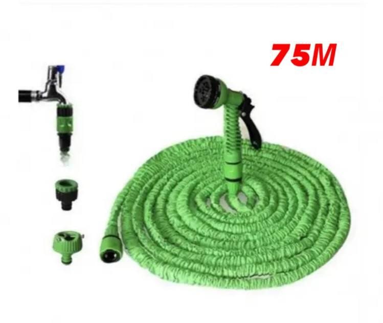 Шланг садовий Мagic House 75.0м250FT для поливу саду, газону. Розтягується під впливом води Одеса - фото 1