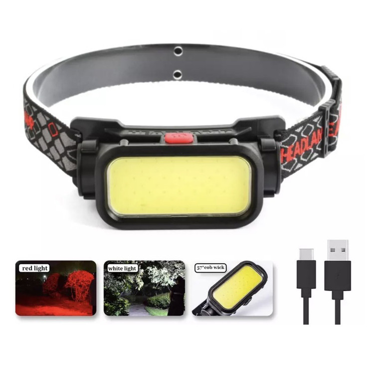 Компактный налобный фонарь BL-008+COB, Налобный аккумуляторный фонарь на голову Наголовный RV-18 Львов - изображение 11