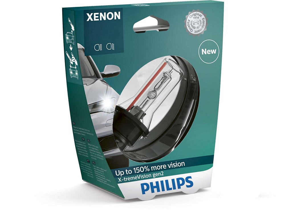 Ксенонова лампа PHILIPS 85126XV2S1 D2R 85 V 35 W P32d-2 X-tremeVision gen2 +20% Харків - фото 1