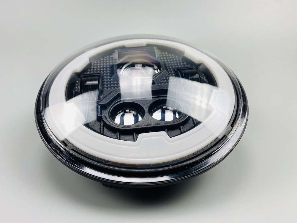 Фара головного світла LED 65W (ближній + дальній + ходові вогні (кільце)) 5.75 дюймів Мукачево - фото 4