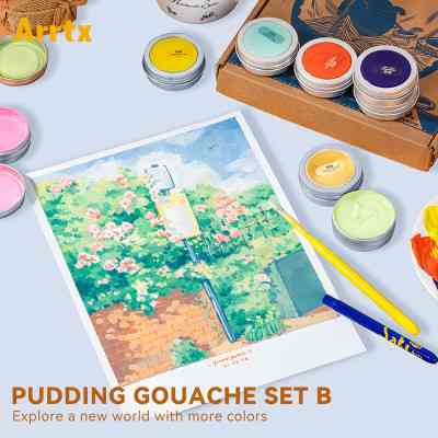 Гуашевые краски Arrtx 9B, 9 цветов (LC302925) Винница