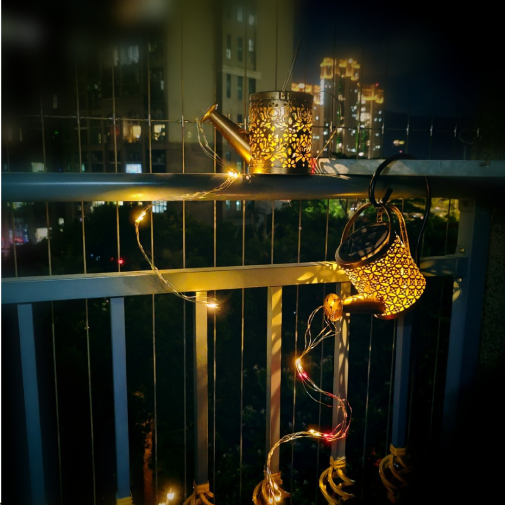 Садовый светильник Лейка с крючком 80 см на солнечной батарее 12 х 10.5 см Одесса - изображение 3