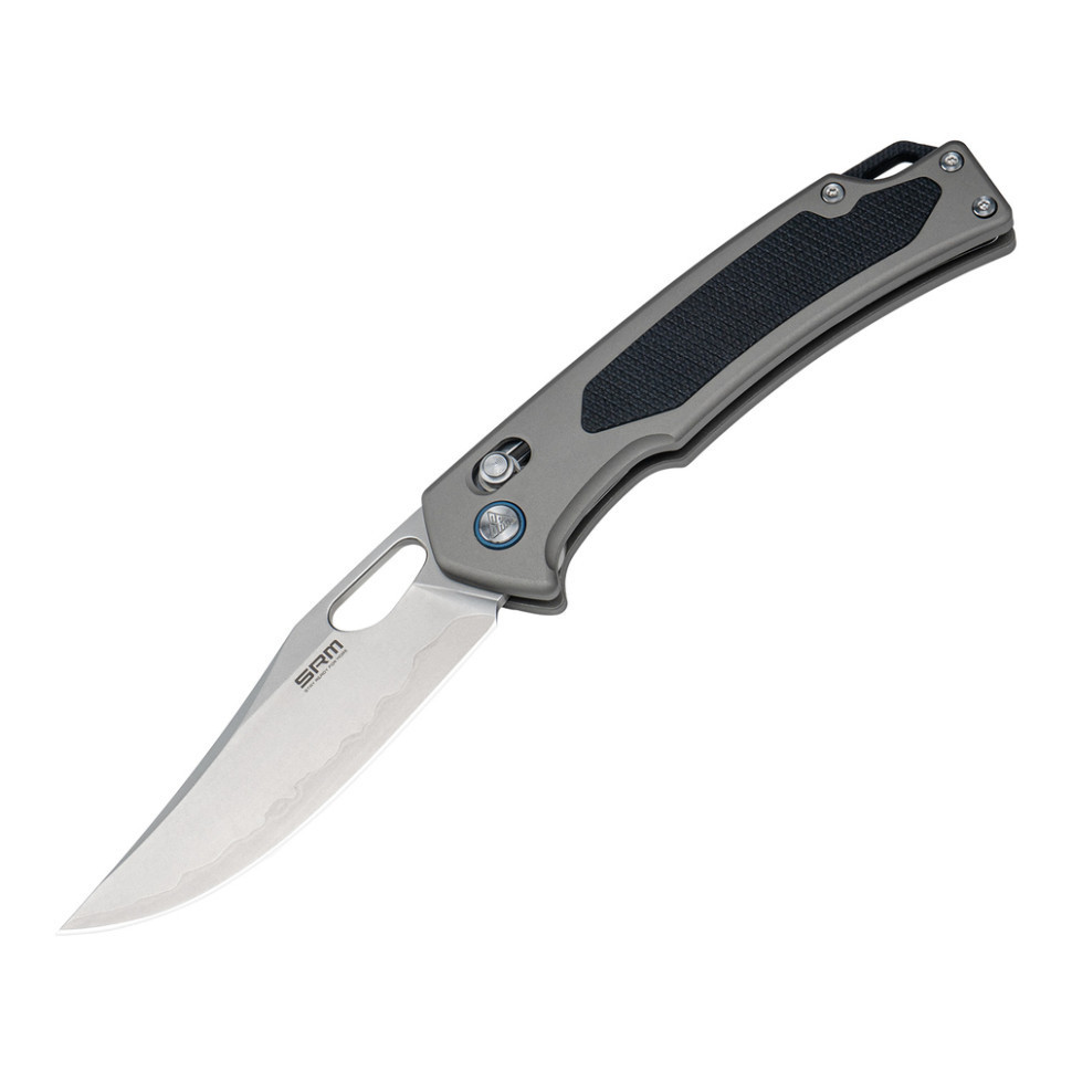 Нож складной SRM Retriever 9203-AK, черно-серый Киев - изображение 3