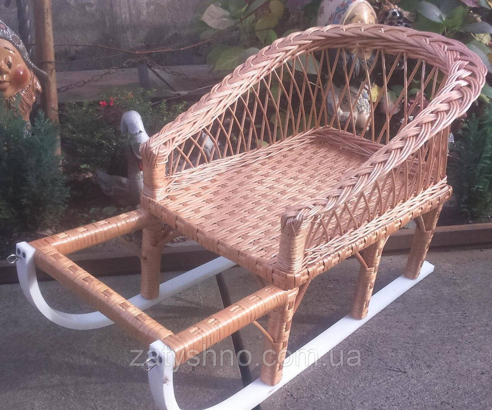 Санки плетеные из лозы удобные Киев - изображение 1