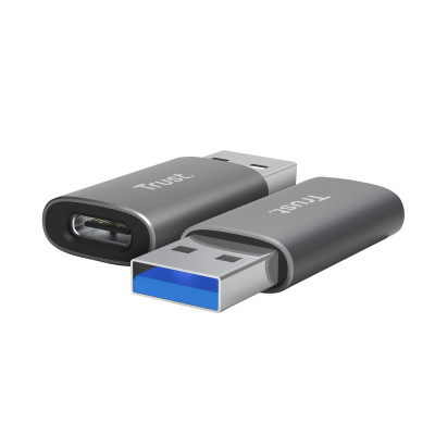 Перехідник USB-C to USB-A 3.2 Adapter 2-Pack Trust (25573_TRUST) Вінниця - фото 1