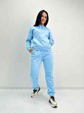 Жіночий утеплений костюм спортивний "WhyNot" оптом I Норма і батал 50-52, Блакитний Київ