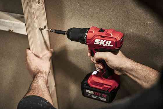 Дрель-шуруповерт аккумуляторный бесщеточный безударный, SKIL 3011 HB 11070100701 (2 аккумулятора 2,0 Ah, зарядное устройство, кейс) Одесса