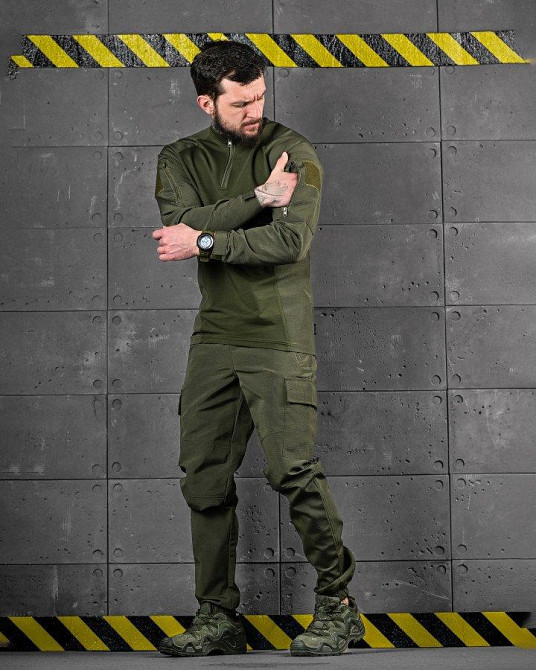 Летний тактический костюм OBLIVION TRIPOD  олива     ДЛ6456 Одесса - изображение 2